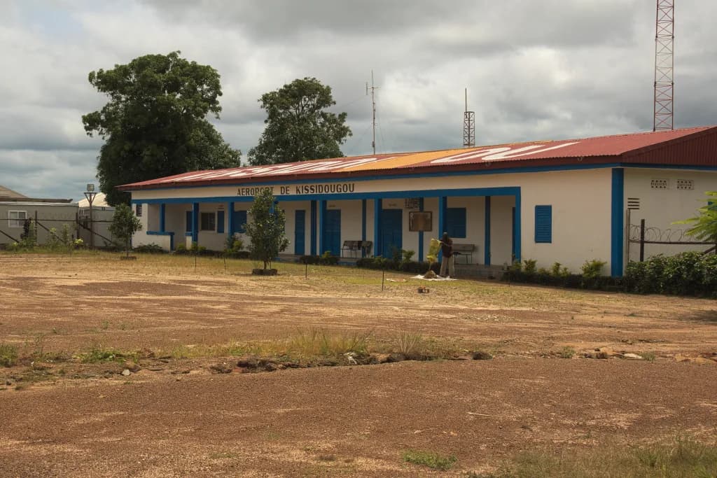 Panorama infrastruktury portu Kissidougou Airport