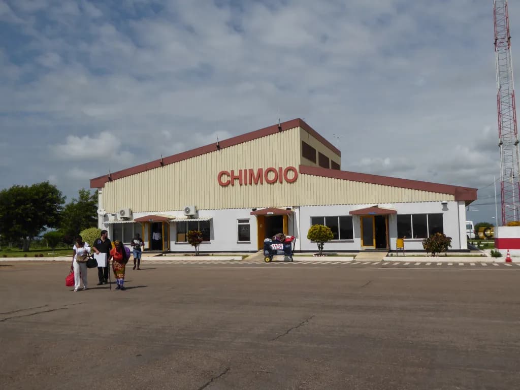 Panorama infrastruktury portu Chimoio Airport