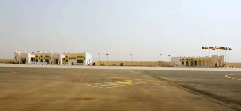 Panorama infrastruktury portu Zinder Airport