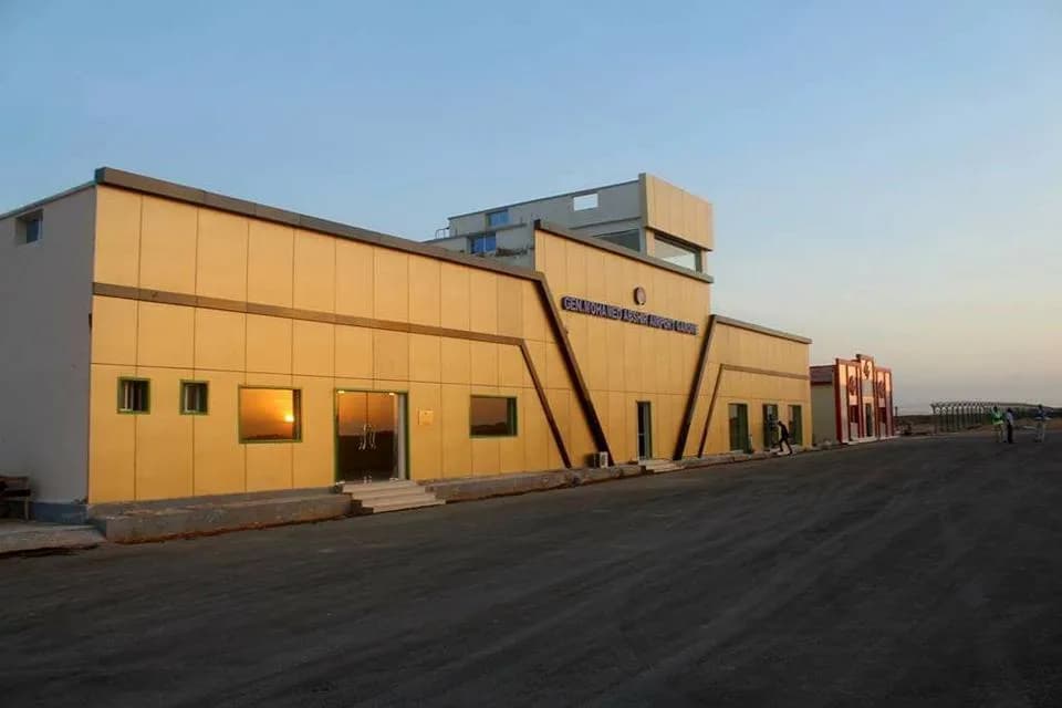 Vue aérienne de l'infrastructure de Garowe Airport