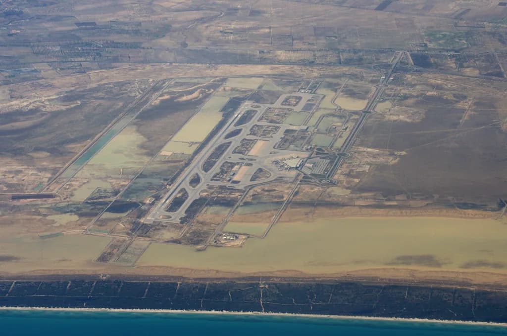 Vue aérienne de l'infrastructure de Enfidha - Hammamet International Airport