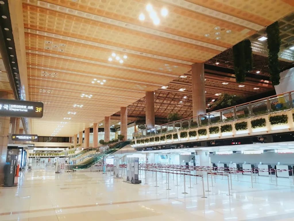 Vue aérienne de l'infrastructure de Gimpo International Airport