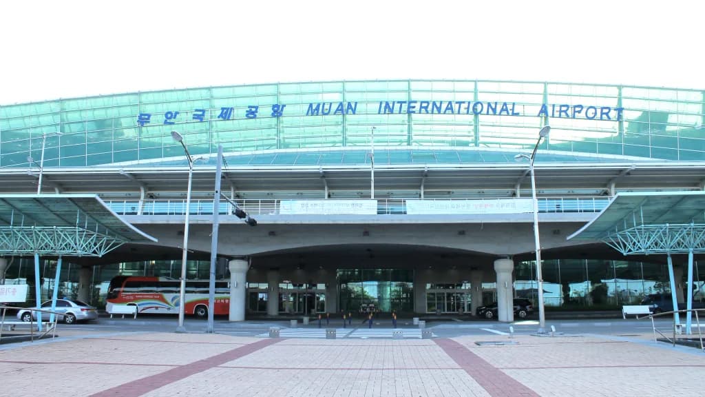 Vue aérienne de l'infrastructure de Muan International Airport