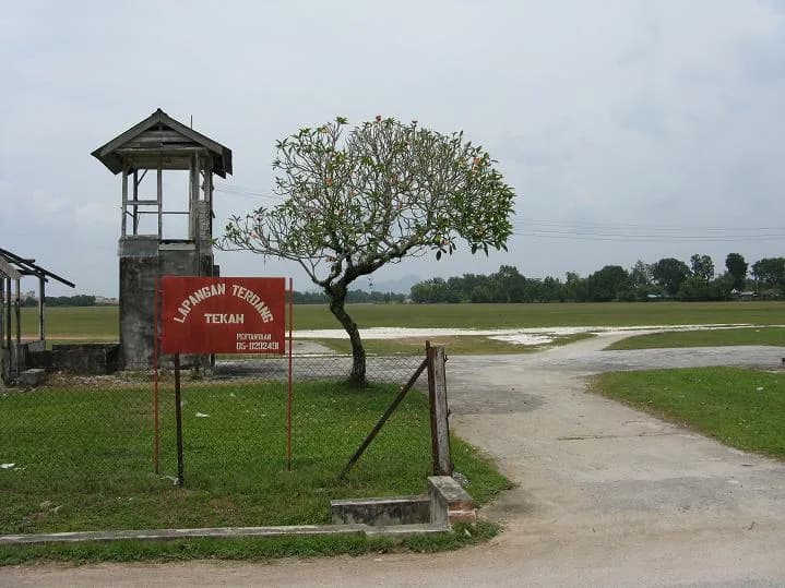 Panorama infrastruktury portu Taiping (Tekah) Airport