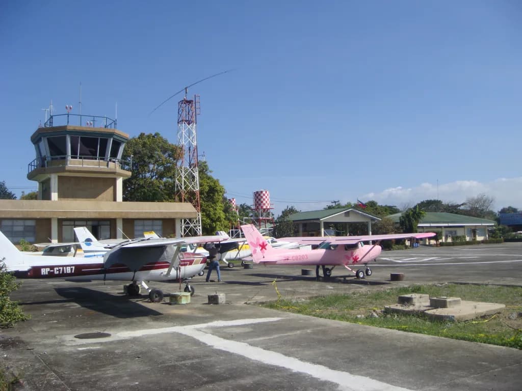 Panorama infrastruktury portu Plaridel Airport