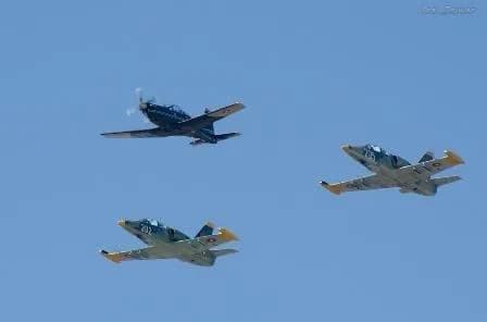 Luftaufnahme der Infrastruktur von Dolna Mitropoliya Air Base