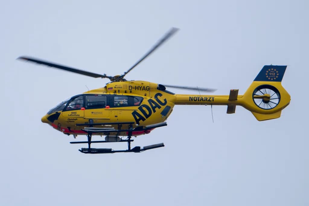 Luftaufnahme der Infrastruktur von Christoph Hansa ADAC Helipad