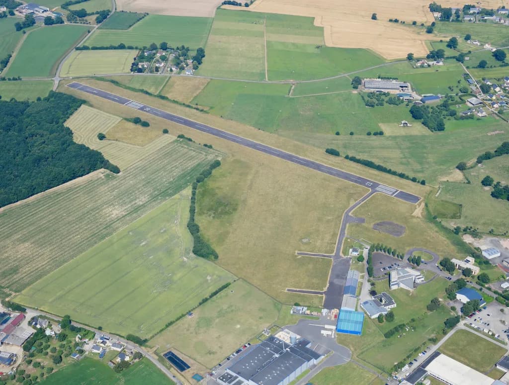 Vue aérienne de l'infrastructure de Aérodrome de Flers Saint-Paul