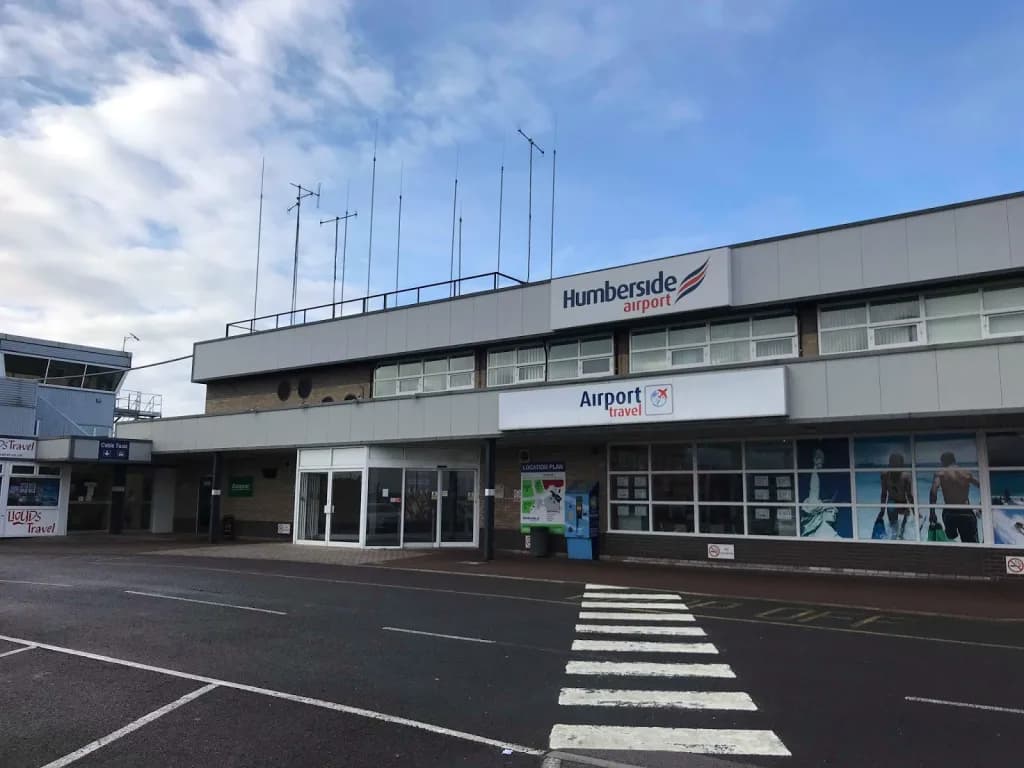 Panorama infrastruktury portu Humberside Airport