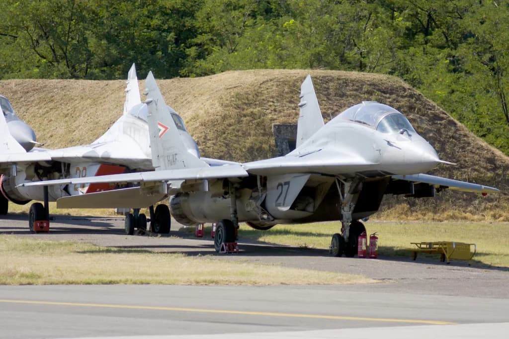Panorama infrastruktury portu Kecskemét Air Base