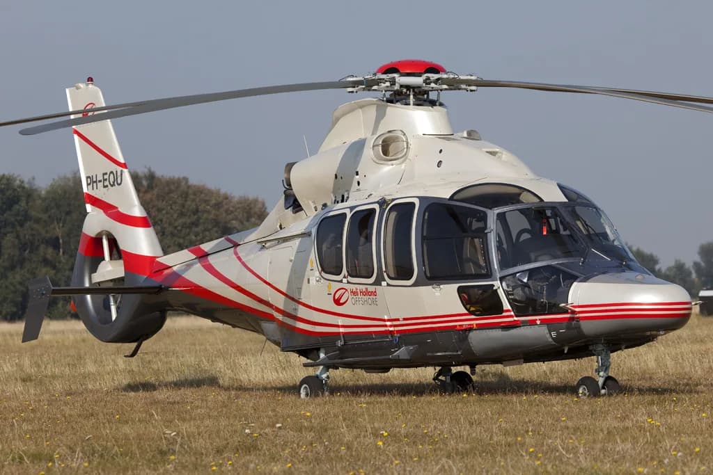 Aerial view of Heli Holland Heliport airport infrastructure