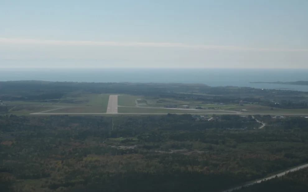 Panorama infrastruktury portu Yarmouth Airport