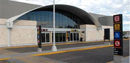 Panorama infrastruktury portu Ciudad Obregón International Airport