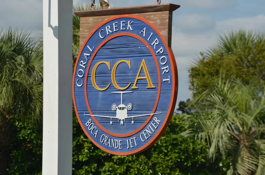 Aerial view of Coral Creek Airport airport infrastructure