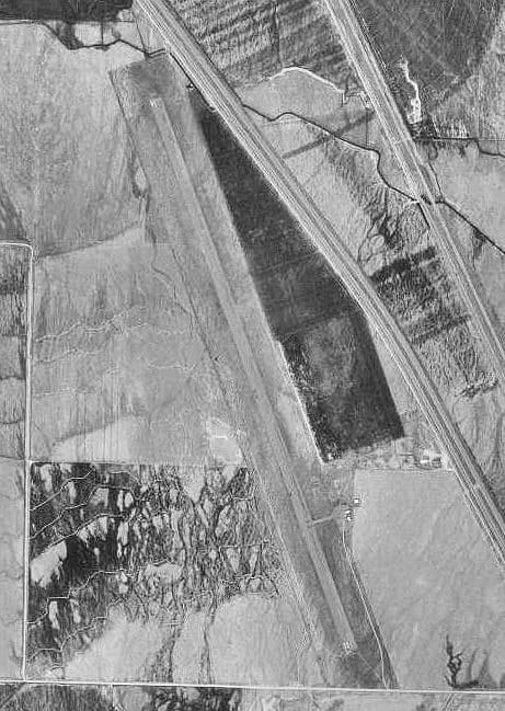 Luftaufnahme der Infrastruktur von Dell Flight Strip