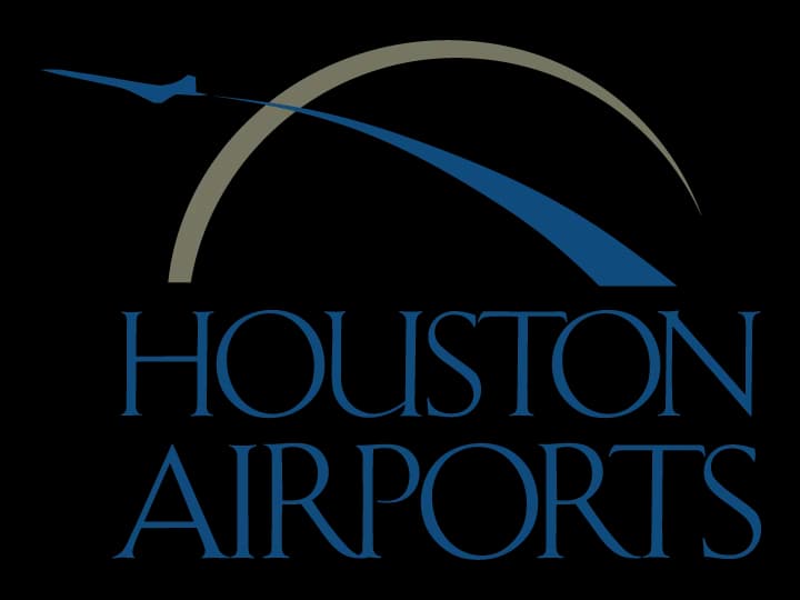 Aerial view of William P. Hobby Airport airport infrastructure