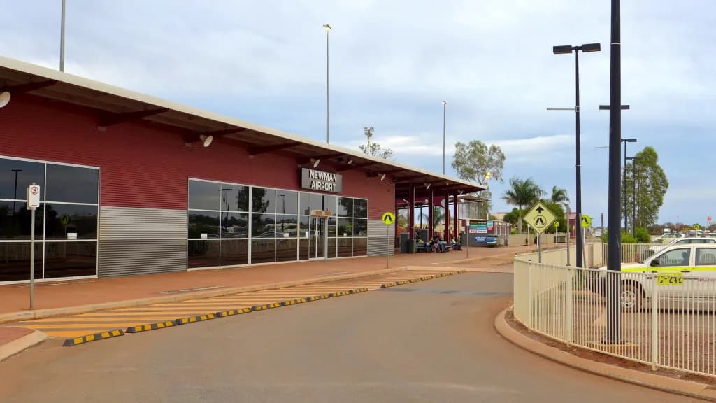 Panorama infrastruktury portu Newman Airport