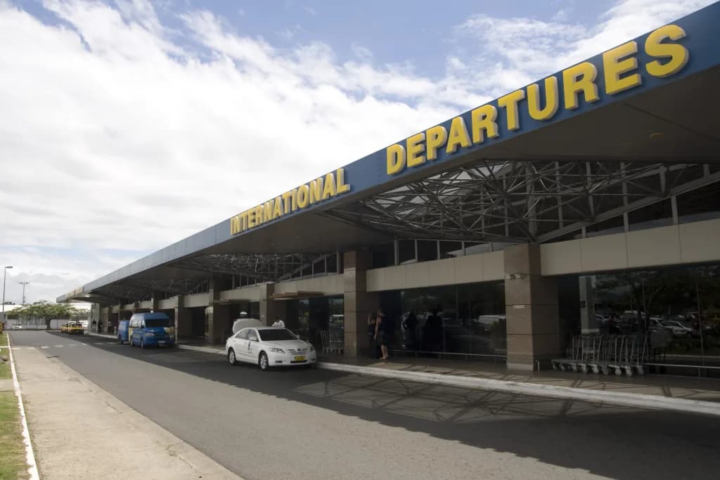 Vue aérienne de l'infrastructure de Nadi International Airport