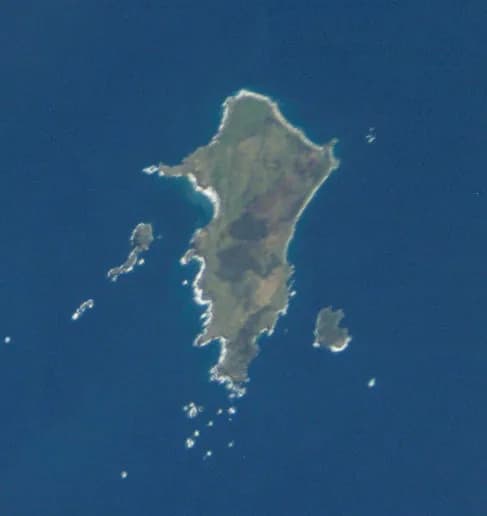 Panorama infrastruktury portu Pitt Island Aerodrome