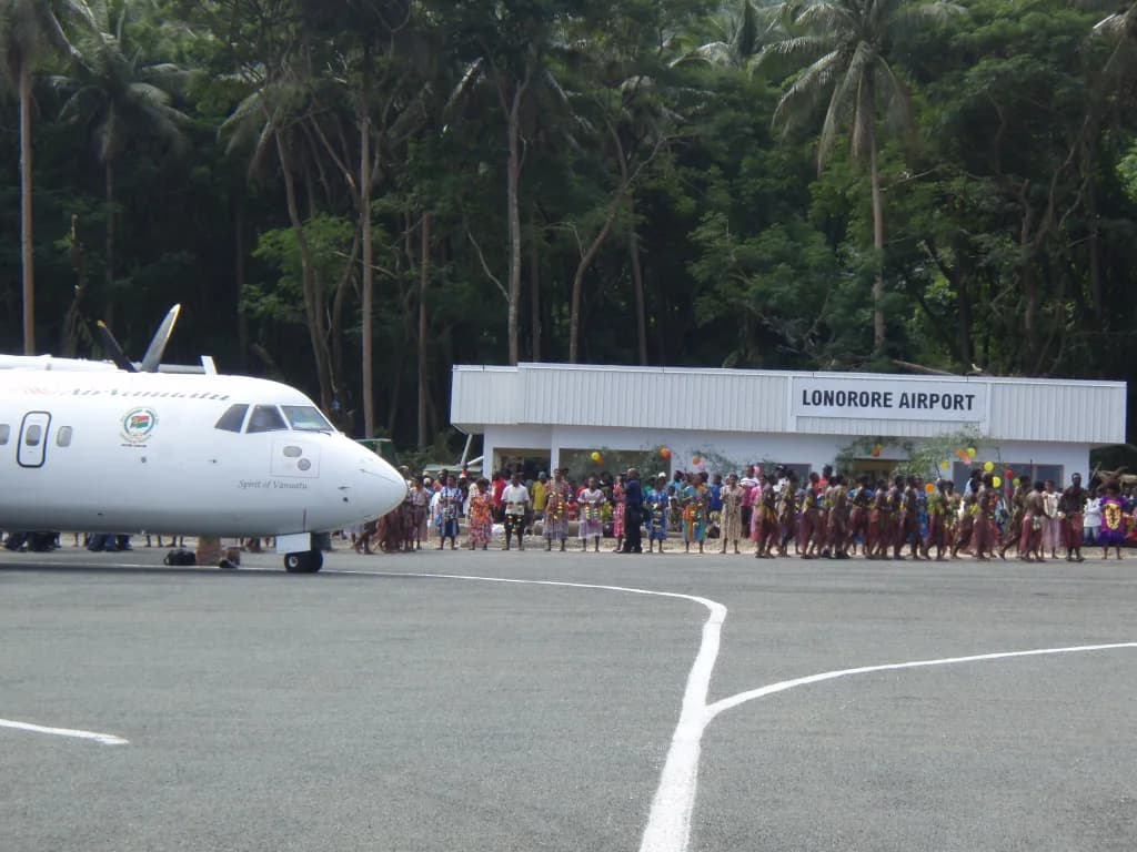 Aerial view of Lonorore Airport airport infrastructure