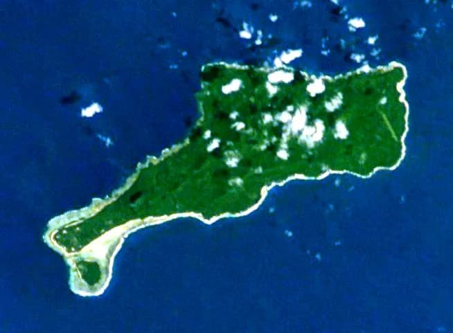 Vue aérienne de l'infrastructure de Mota Lava Airport