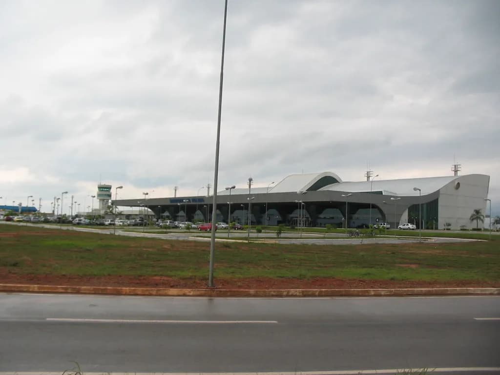 Aerial view of Brigadeiro Lysias Rodrigues Airport airport infrastructure