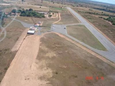 Luftaufnahme der Infrastruktur von Iguatu Airport