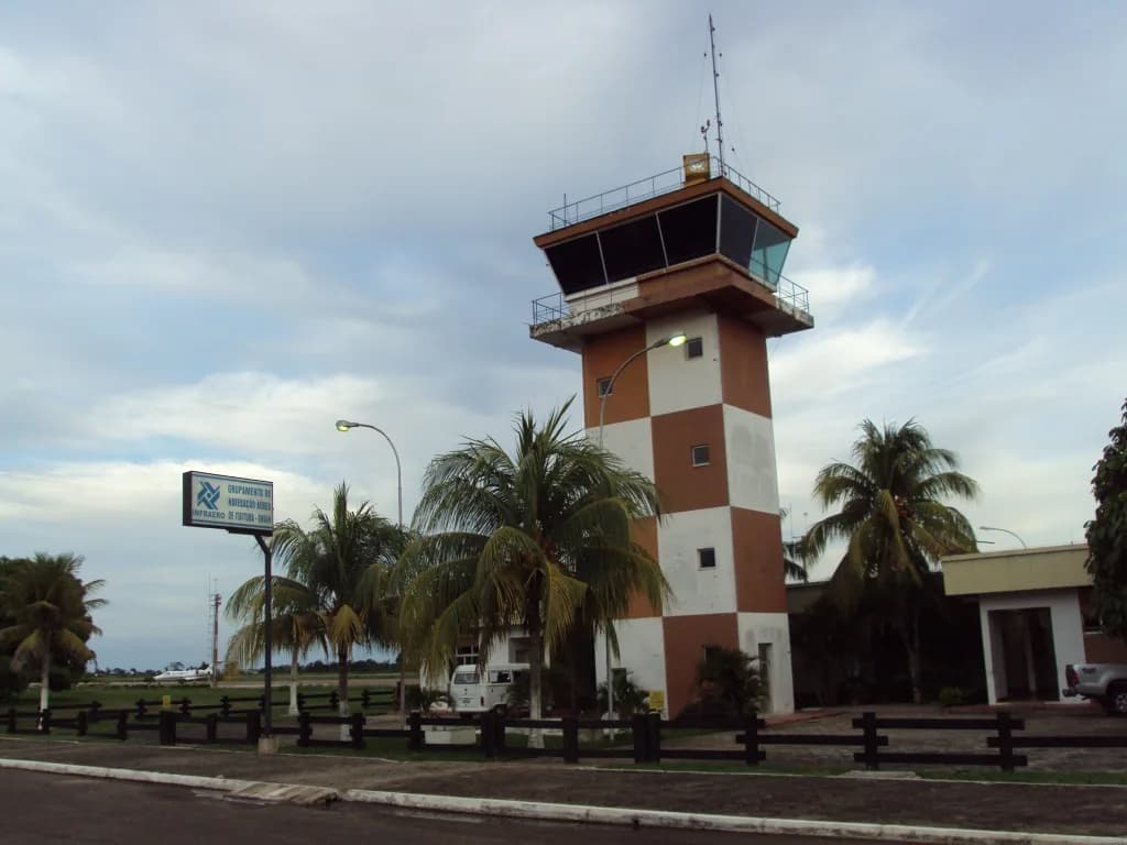 Aerial view of Itaituba Airport airport infrastructure