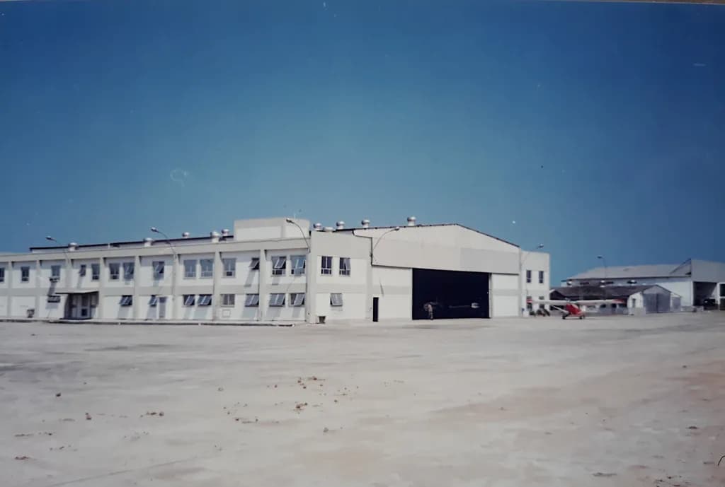 Luftaufnahme der Infrastruktur von Maricá Airport
