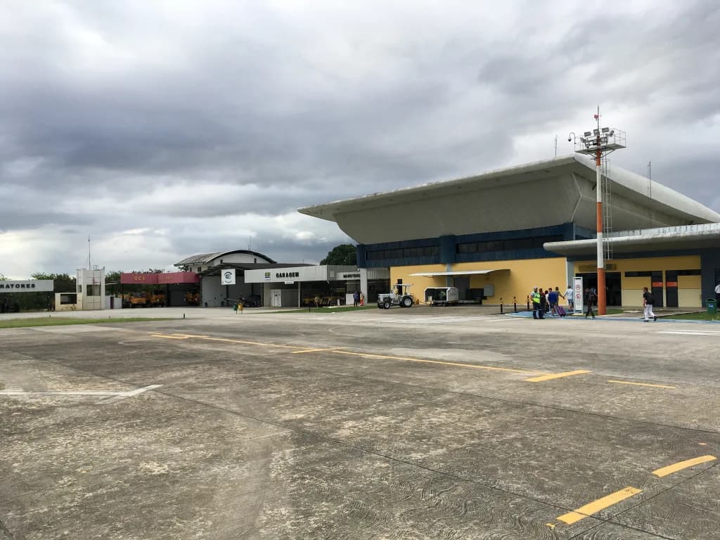 Aerial view of Presidente João Suassuna Airport airport infrastructure