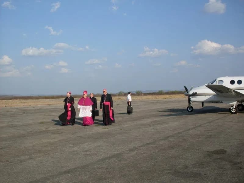 Aerial view of Salgueiro Airport airport infrastructure