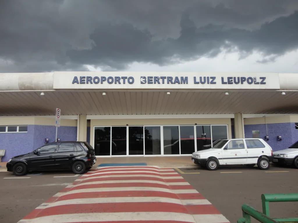 Luftaufnahme der Infrastruktur von Sorocaba Airport