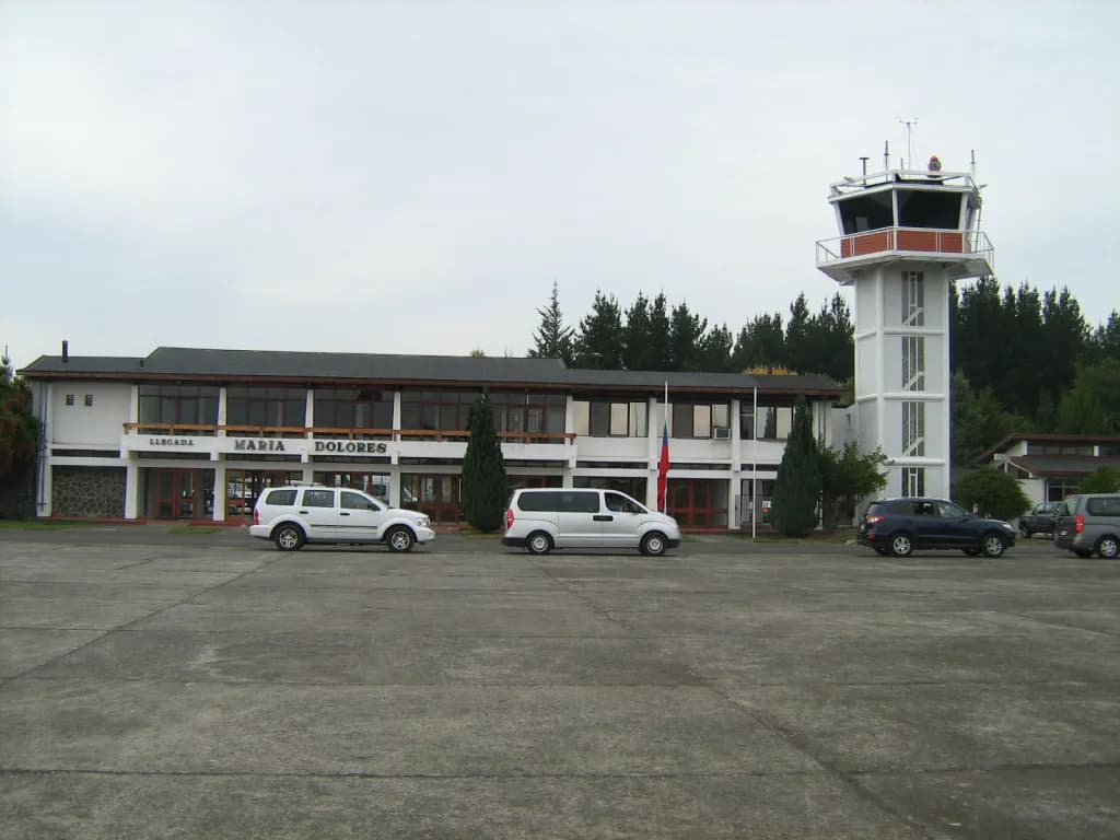 Panorama infrastruktury portu María Dolores Airport