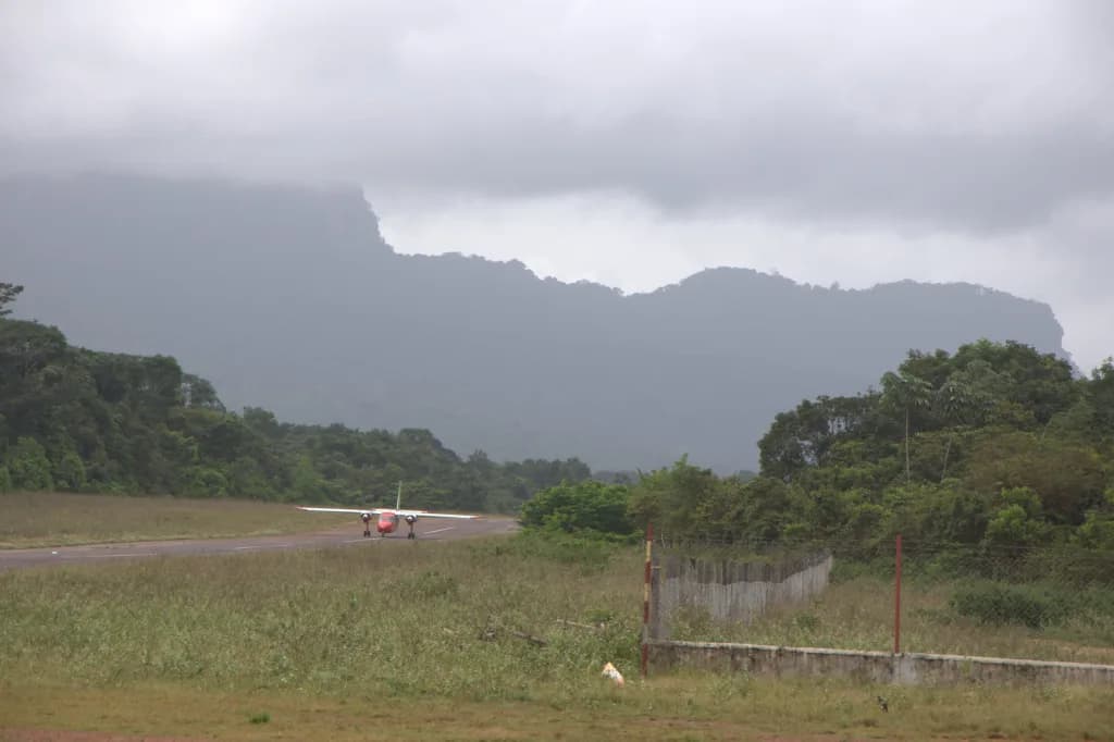 Vue aérienne de l'infrastructure de Mahdia Airport