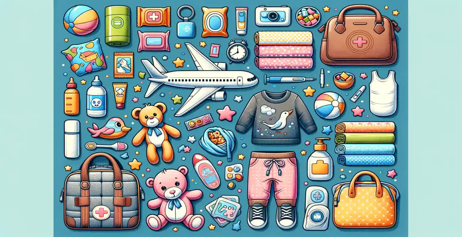 Que mettre dans votre bagage à main pour un vol avec un enfant ?