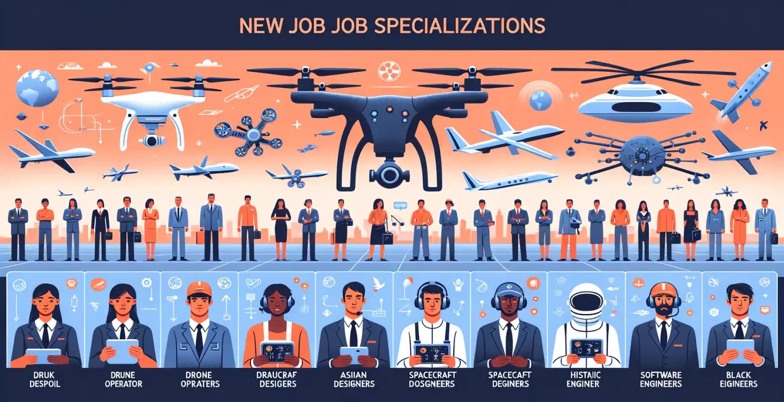 Quelles sont les nouvelles spécialisations professionnelles dans l'industrie aéronautique ?