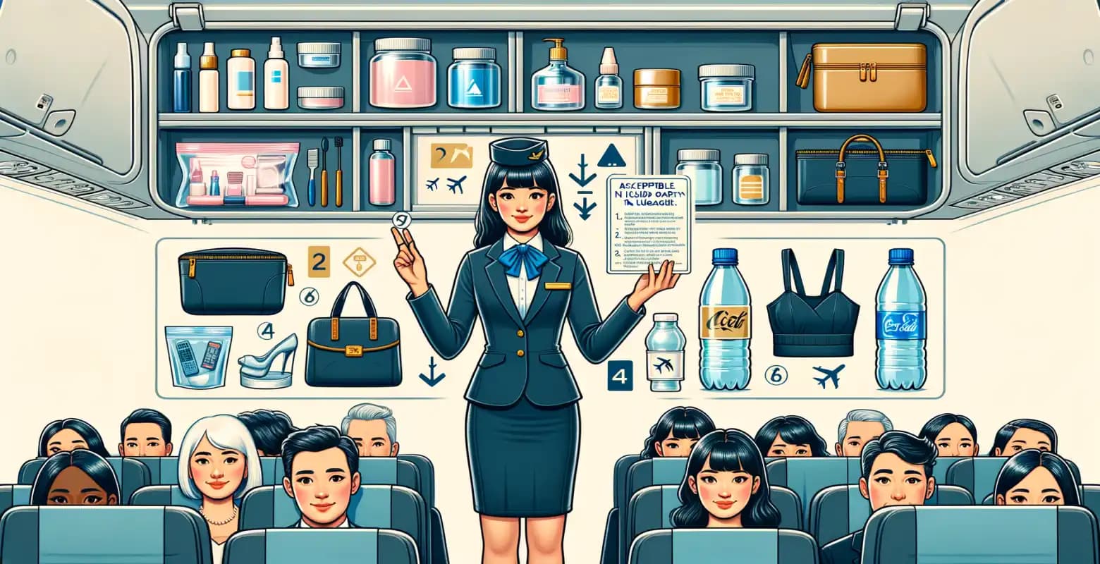 What are the rules for transporting liquids in carry-on luggage?