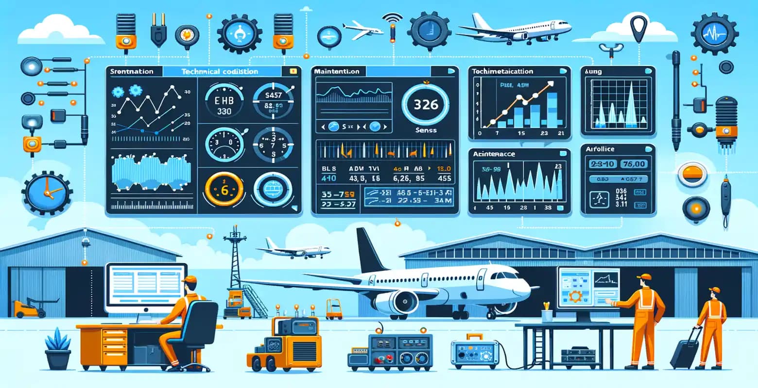 Welche Technologien überwachen den technischen Zustand von Flugzeugen?