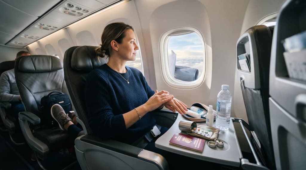 Medikamente, Druck und 10 % Luftfeuchtigkeit: Fit fliegen bei Kreislaufproblemen