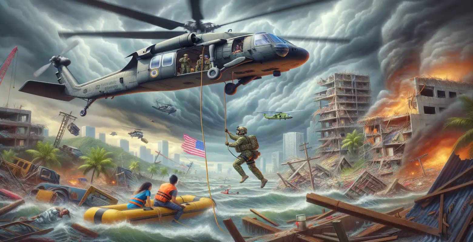 Military aviation in rescue operations
