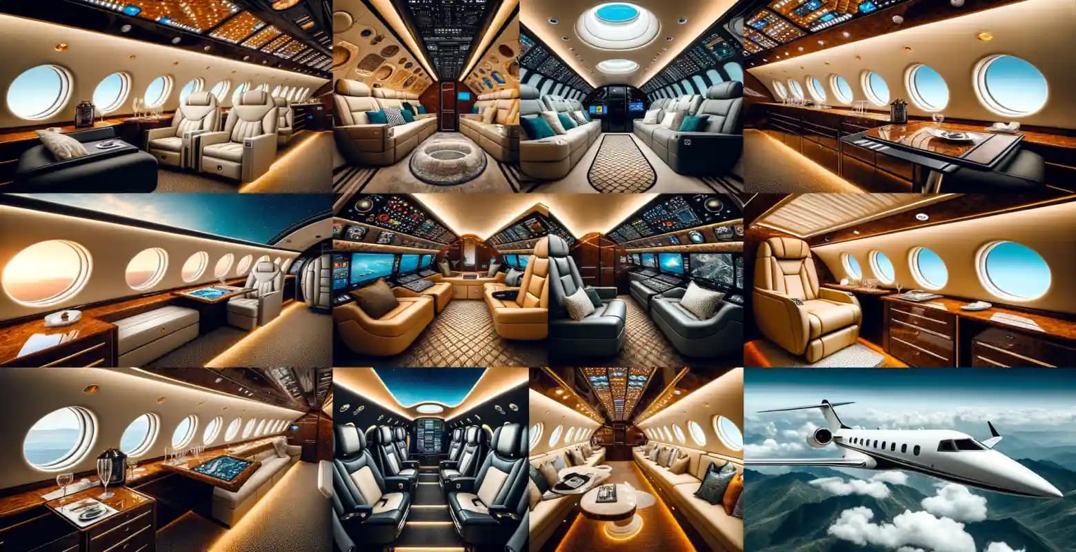 The most luxurious private jets
