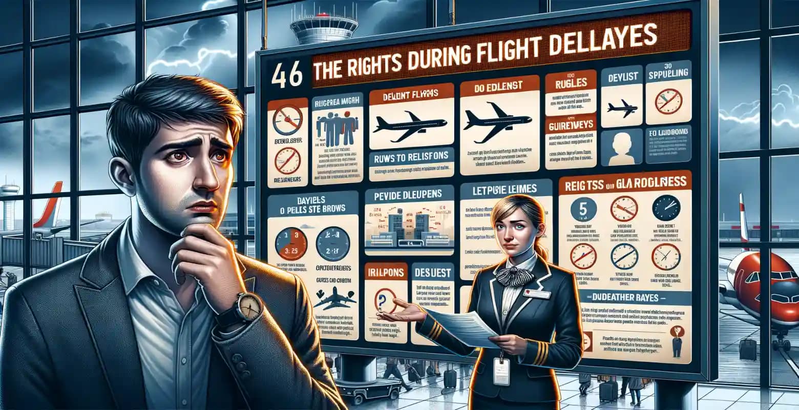 Rechte des Passagiers bei Flugverspätungen