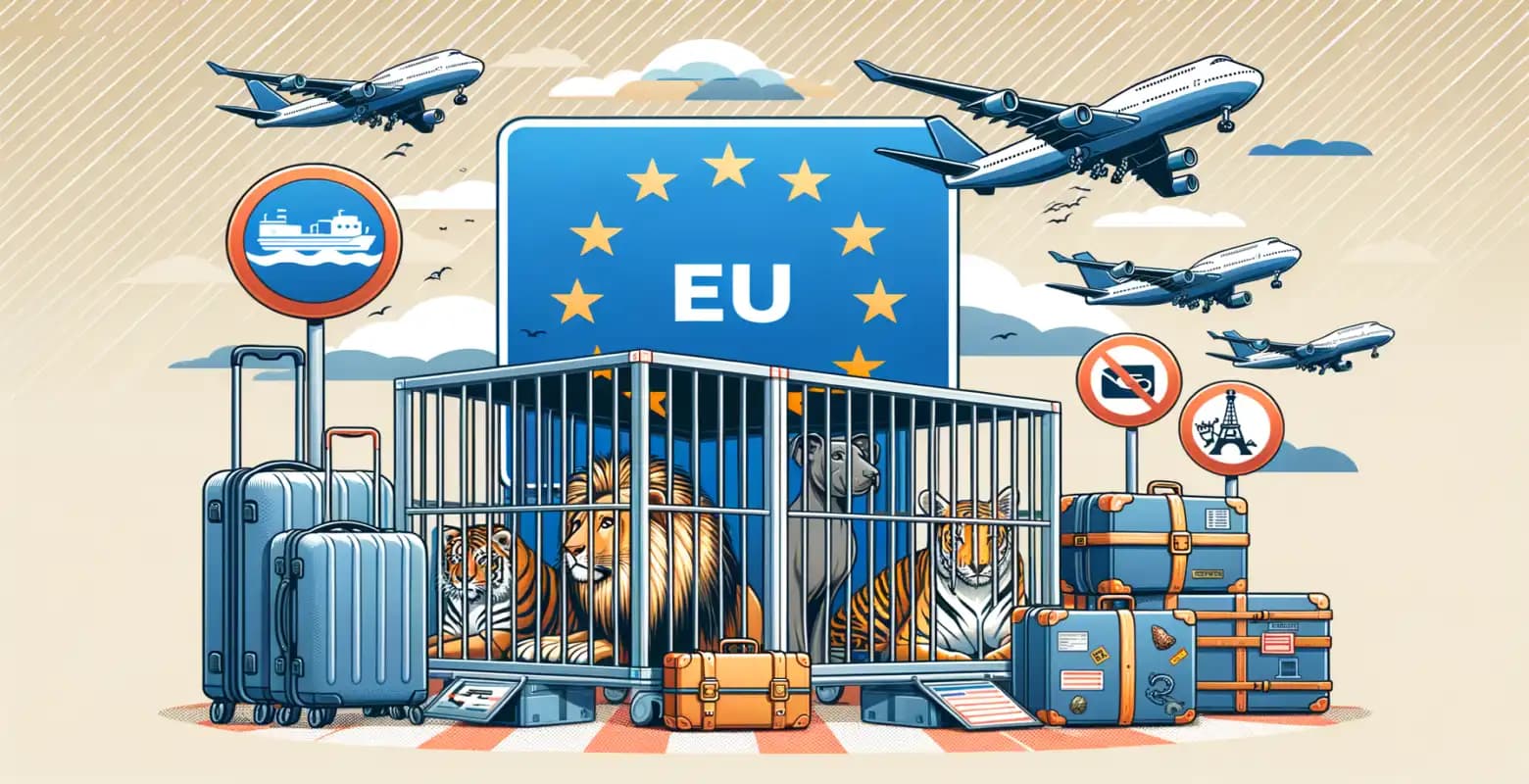 EU-Vorschriften für den Transport von exotischen Tieren