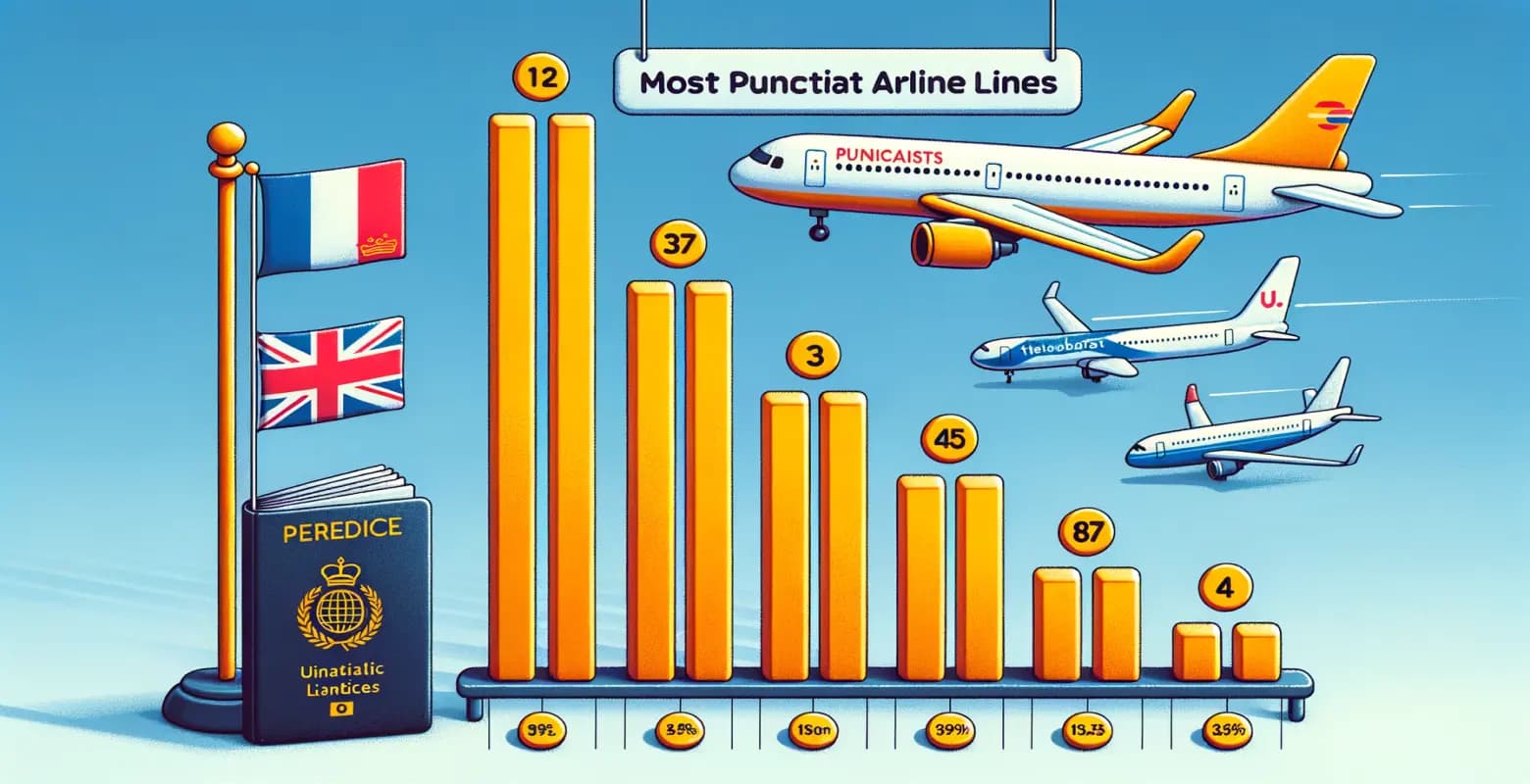 Ranking of the most punctual airlines