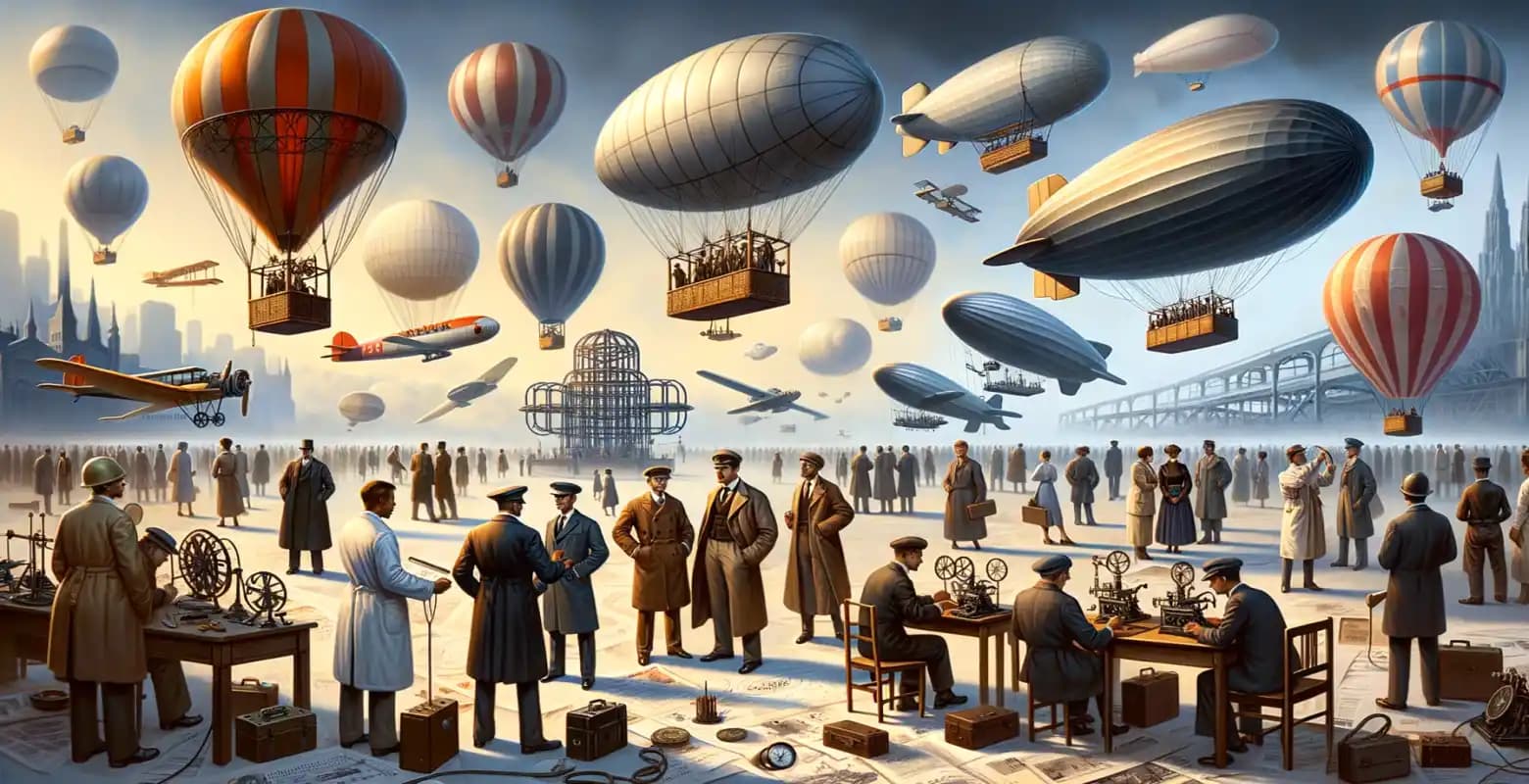The role of balloons in the development of aviation