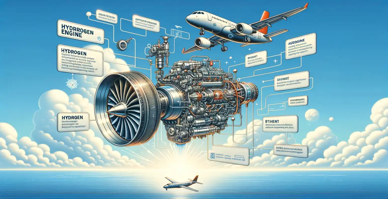 Hydrogen engine technology in aviation