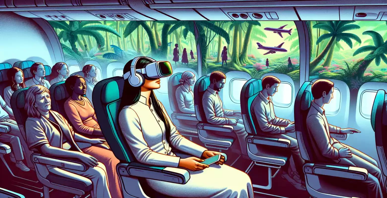 The impact of VR technology on air travel