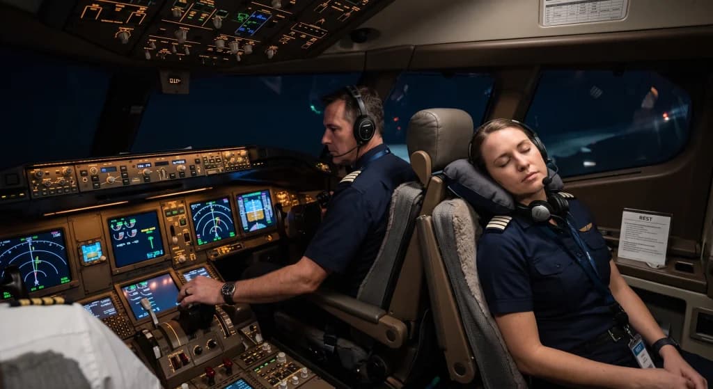Controlled Rest im Cockpit: Wie Piloten gegen Übermüdung vorgehen