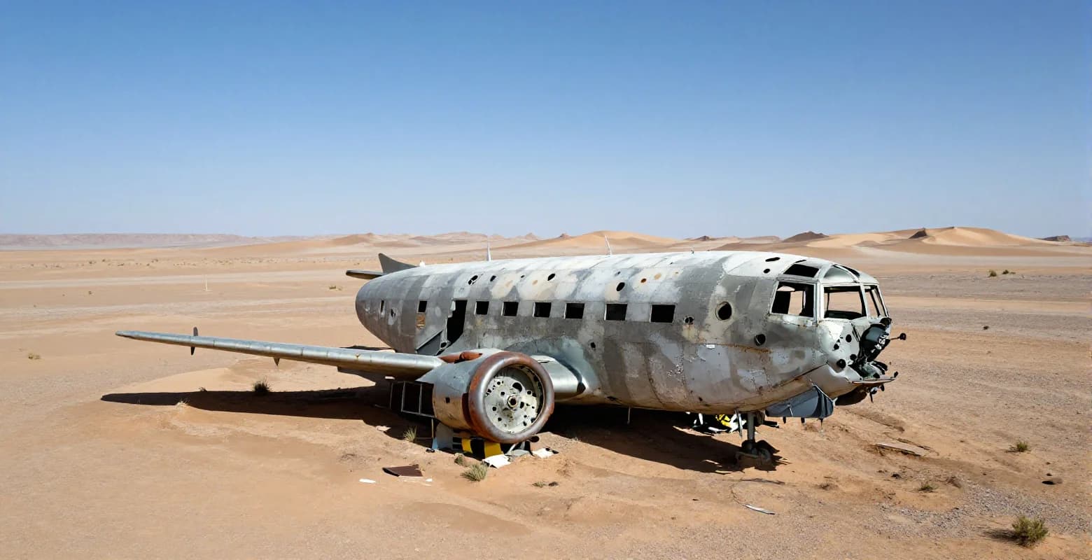 Flugzeugfriedhöfe in Wüsten: Was passiert mit ausgemusterten Maschinen?