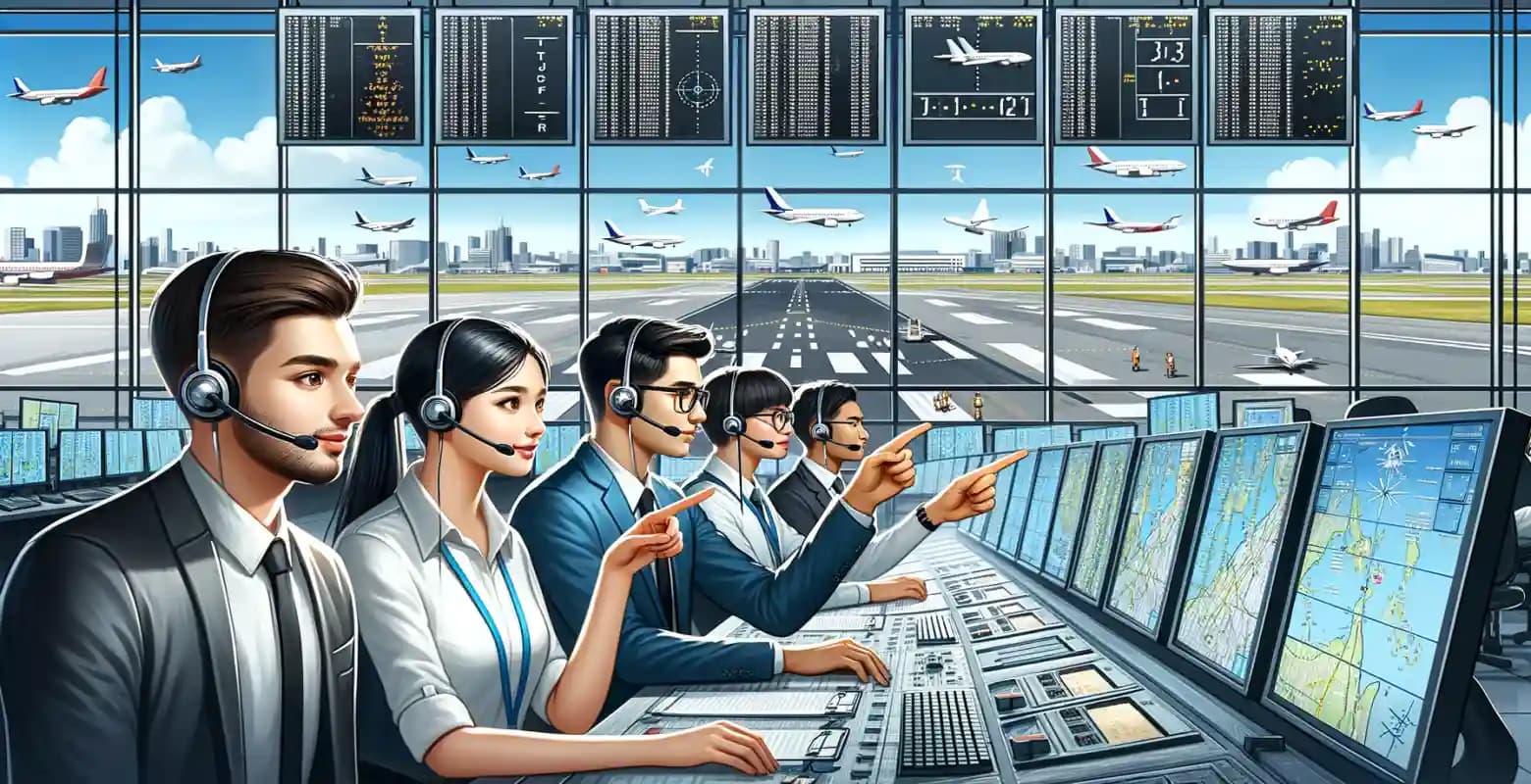 What does air traffic control in civil aviation deal with?
